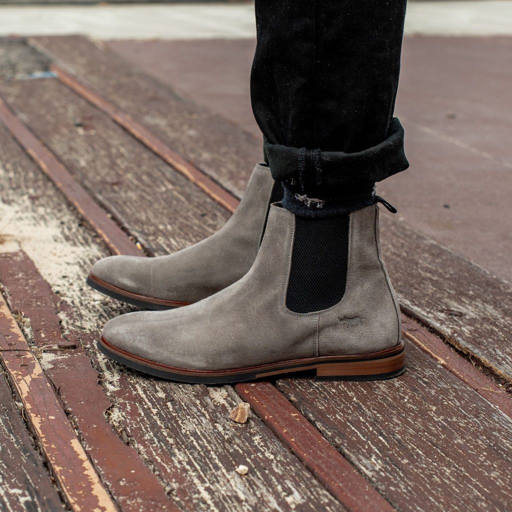 mens suede chelsea boots